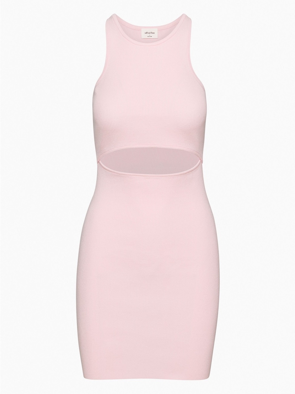 Aritzia Cut-Out Knit Tank Mini Dress